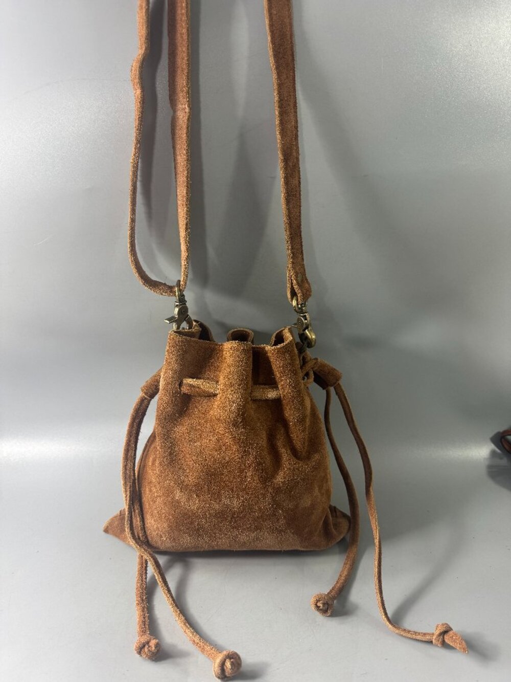 Free People Billie Suede Crossbody, Brown